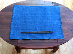 藍染 テーブルマット
